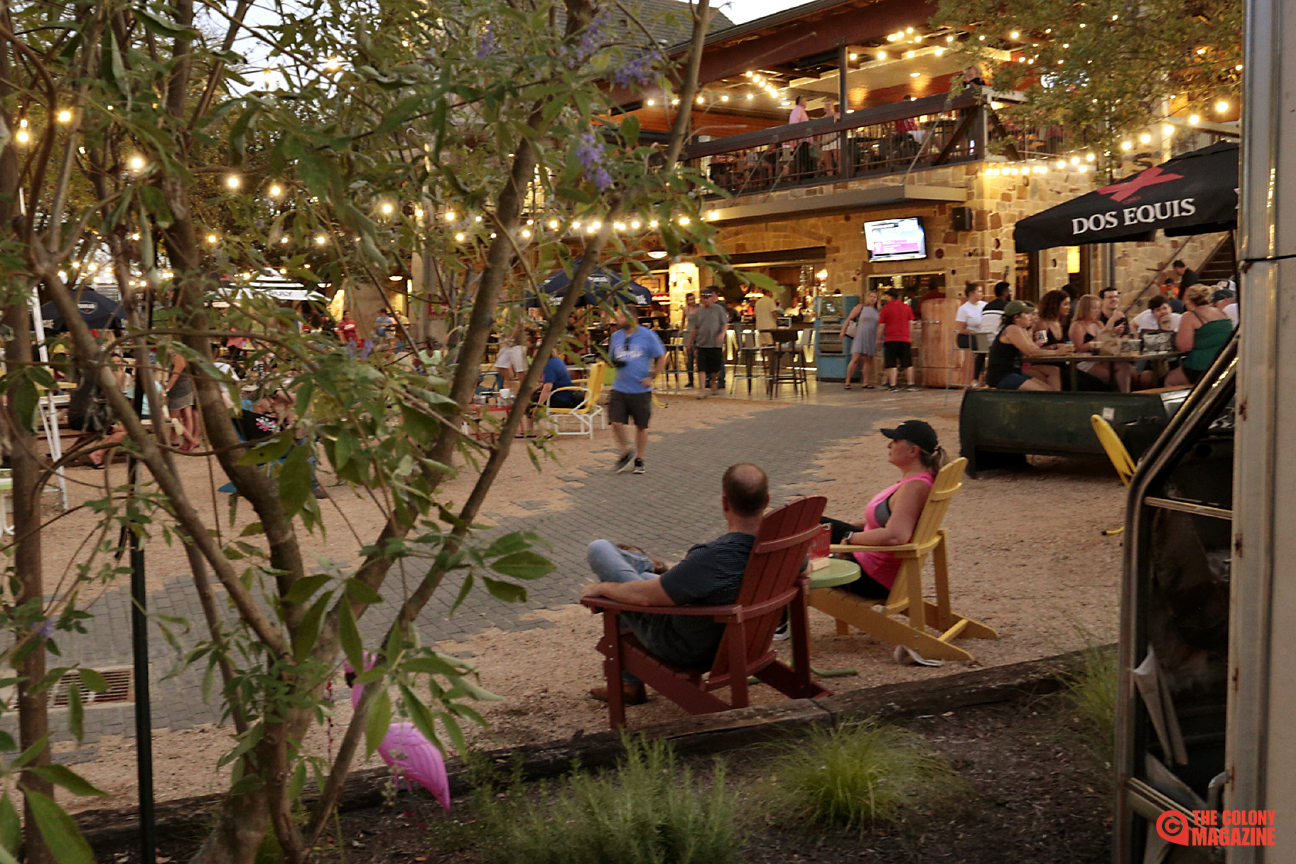 Photo of patrons outside at The Truck Yard, The Colony.